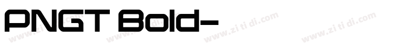 PNGT Bold字体转换
